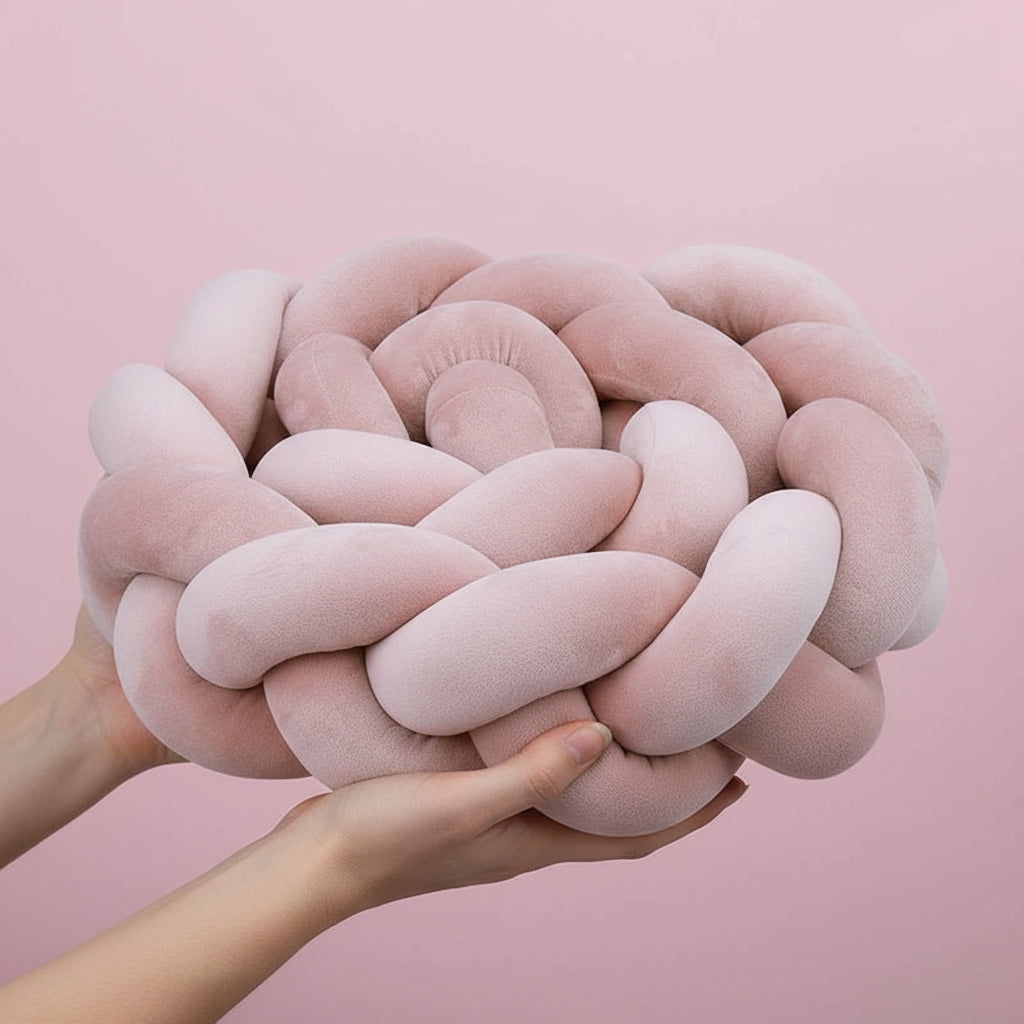 Tresse de lit Bébé - Beige Foncé / 1 mètre - Tresse de Lit