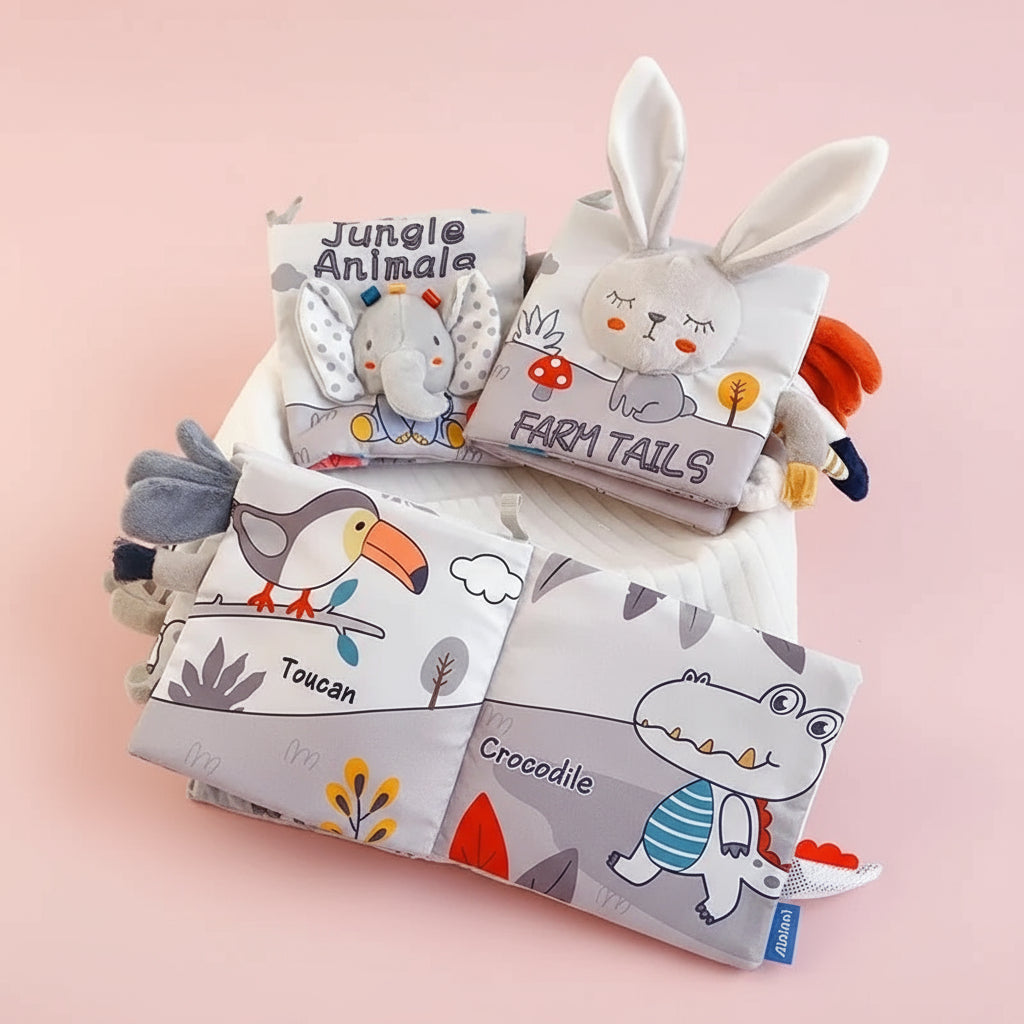 Livre sensoriel Bébé - Jouet En bois bébé