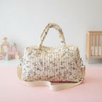 Sac à langer Beige Petites Fleurs - SAC A LANGER