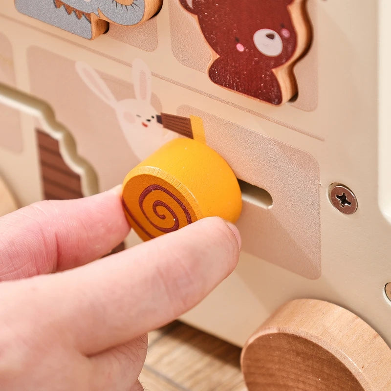 Jouet Montessori 1 an Petit Bus et Animaux