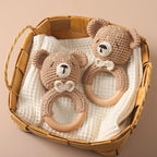 Hochet Crochet Ourson - Petit Ours - Hochet bebe