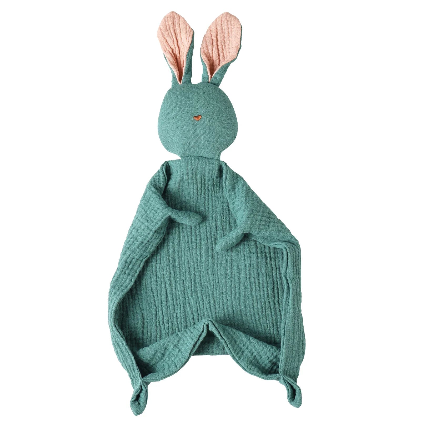 Doudou Lapin aux Grandes Oreilles - Vert Menthe - Doudou bébé