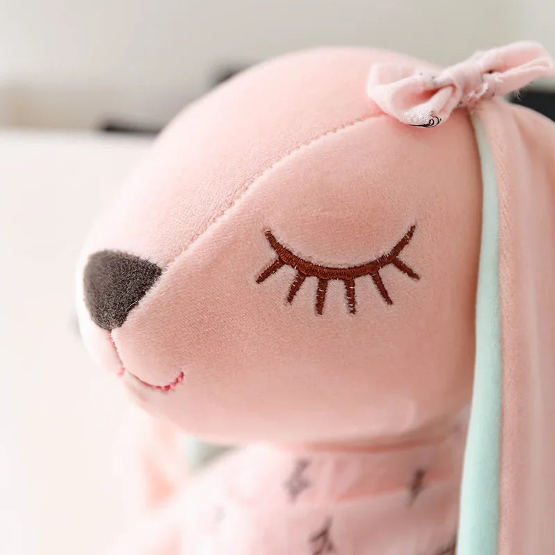 Peluche Lapin Rose Kalinou - Peluche