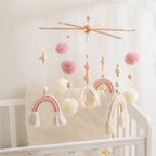 Mobile bébé Arc en Ciel Rose Rose - Mobile bébé