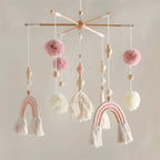 Mobile bébé Arc en Ciel Rose Rose - Mobile bébé