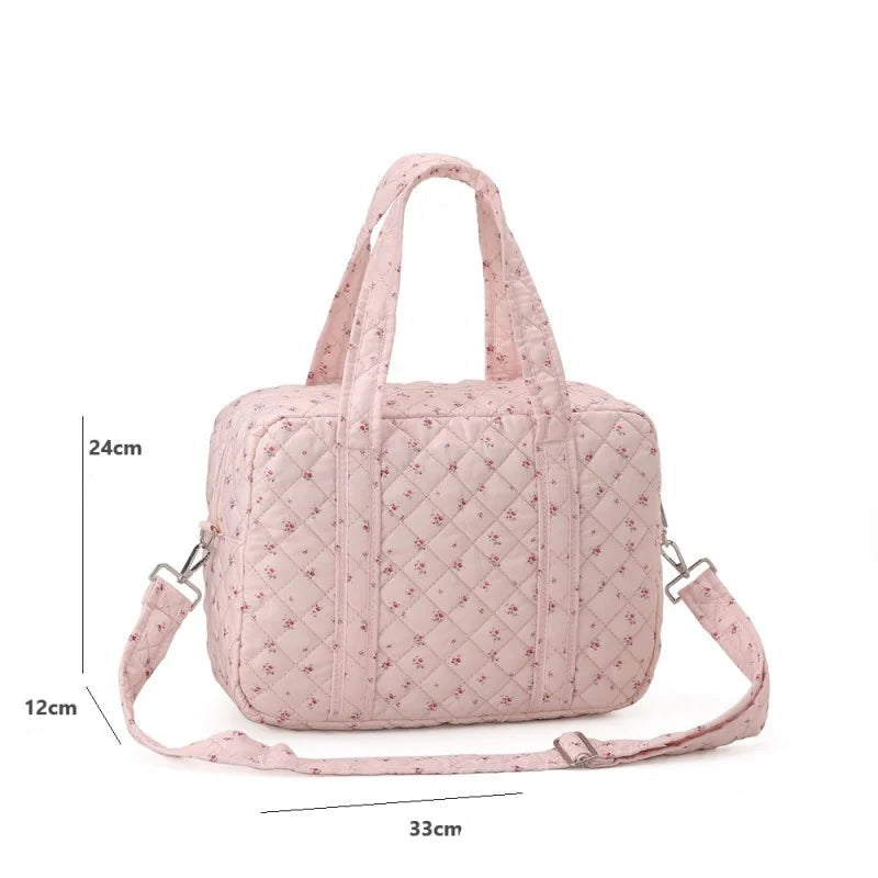 Sac à Langer Rose Petite Fleur