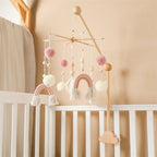 Mobile bébé Arc en Ciel Rose Rose - Mobile bébé