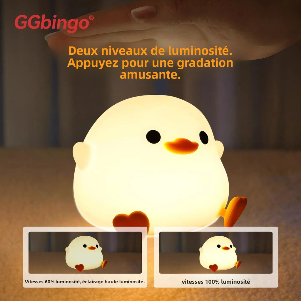 Veilleuse Bébé Animaux en Silicone – 3 Modèles