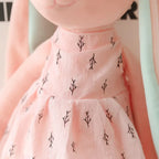 Peluche Lapin Rose Kalinou - Peluche