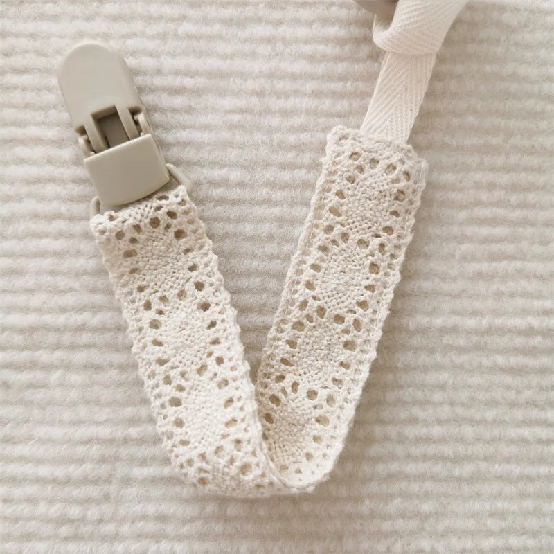 Attache Tétine Fille Petite Dentelle - Attache Tétine