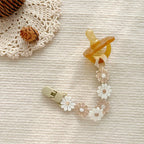 Attache Tétine Fleur - Attache tétine