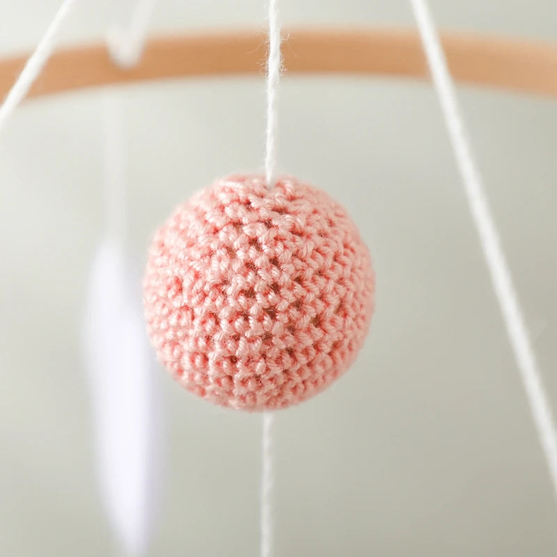 Mobile Bébé Mouton Rose - Rose - Mobile bébé