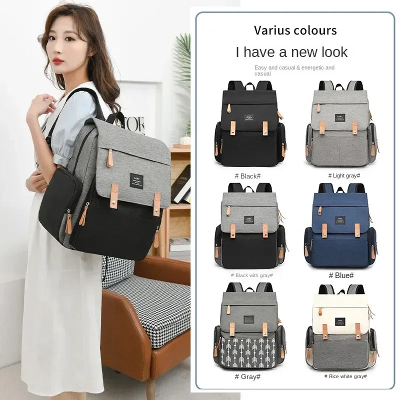 Sac à Langer à Dos Imperméable avec Tapis à Langer