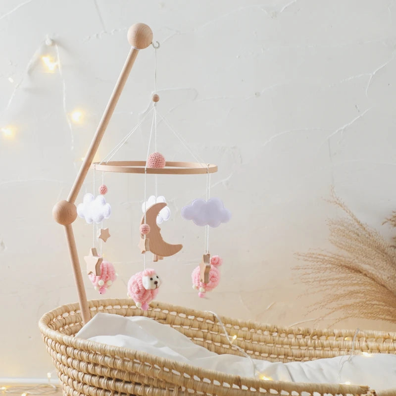 Mobile Bébé Mouton Rose - Rose - Mobile bébé