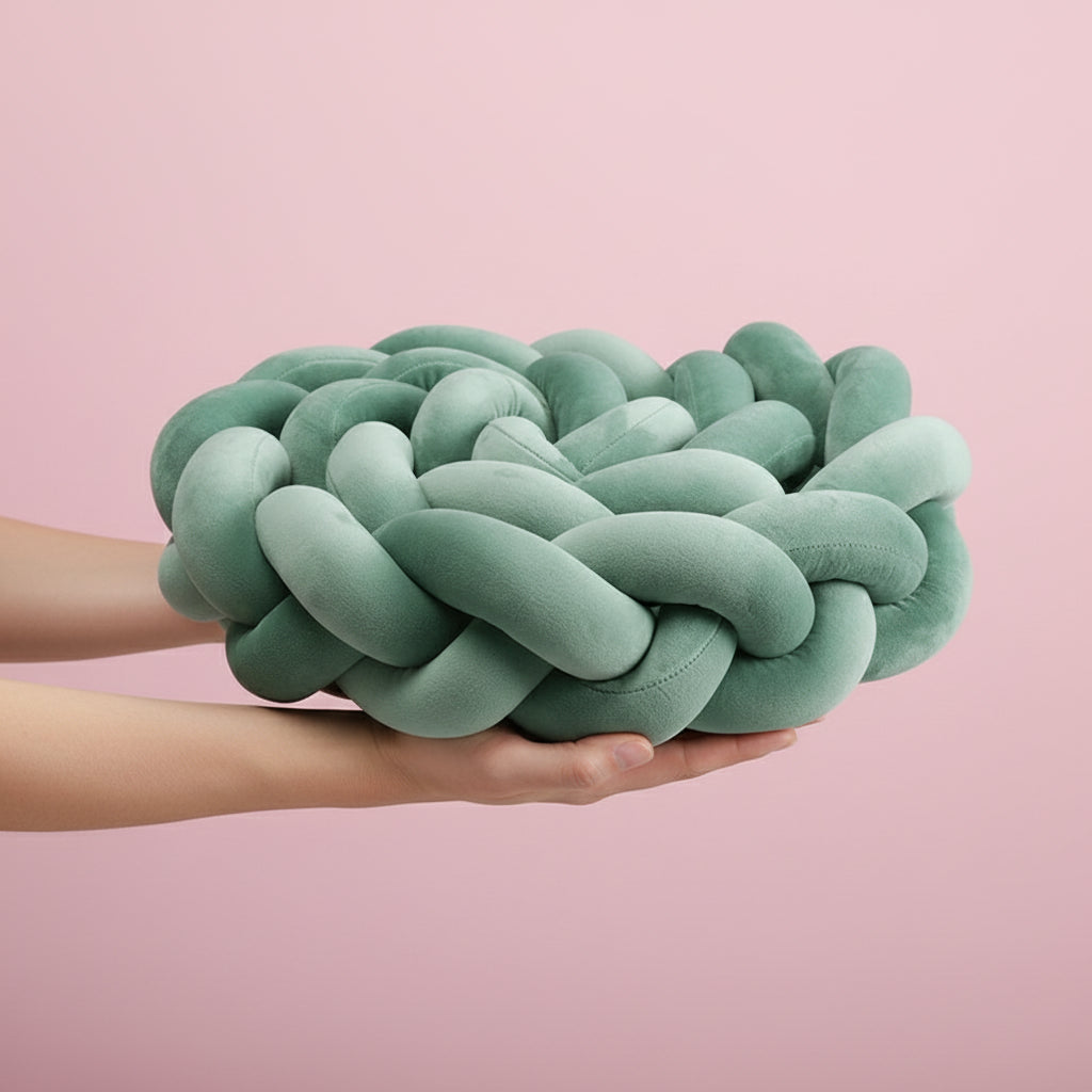 Tresse de lit Bébé - Vert Clair / 1 mètre - Tresse de Lit