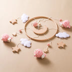 Mobile Bébé Mouton Rose - Rose - Mobile bébé