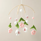 Mobile Bébé Petites Fleurs et Abeilles