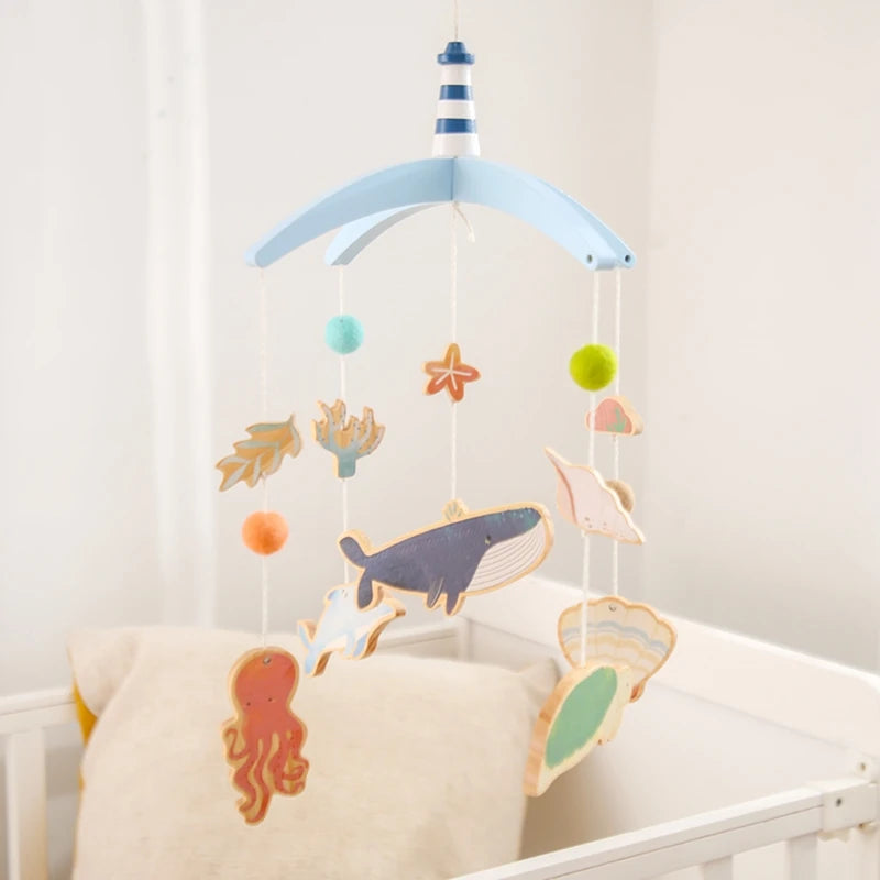 Mobile bébé en bois Océan - Ocean - Mobile bébé
