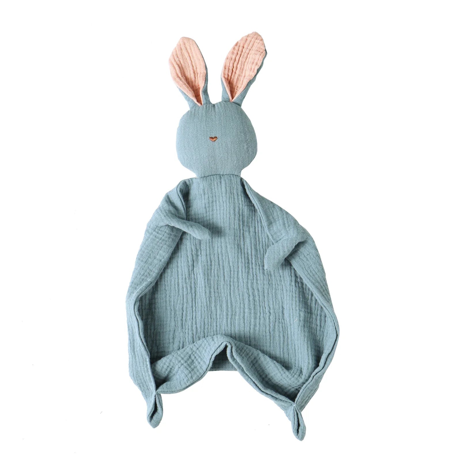 Doudou Lapin aux Grandes Oreilles - Bleu - Doudou bébé