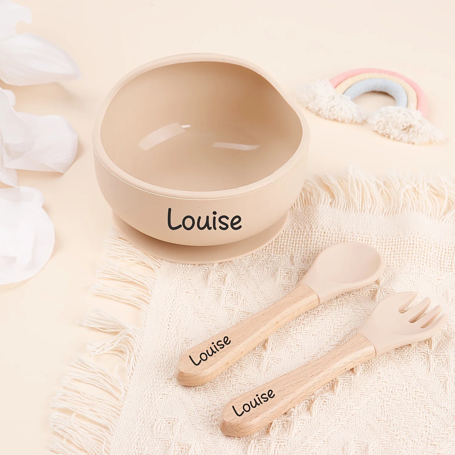 Coffret Repas Bébé Personnalisé – 3 Pièces