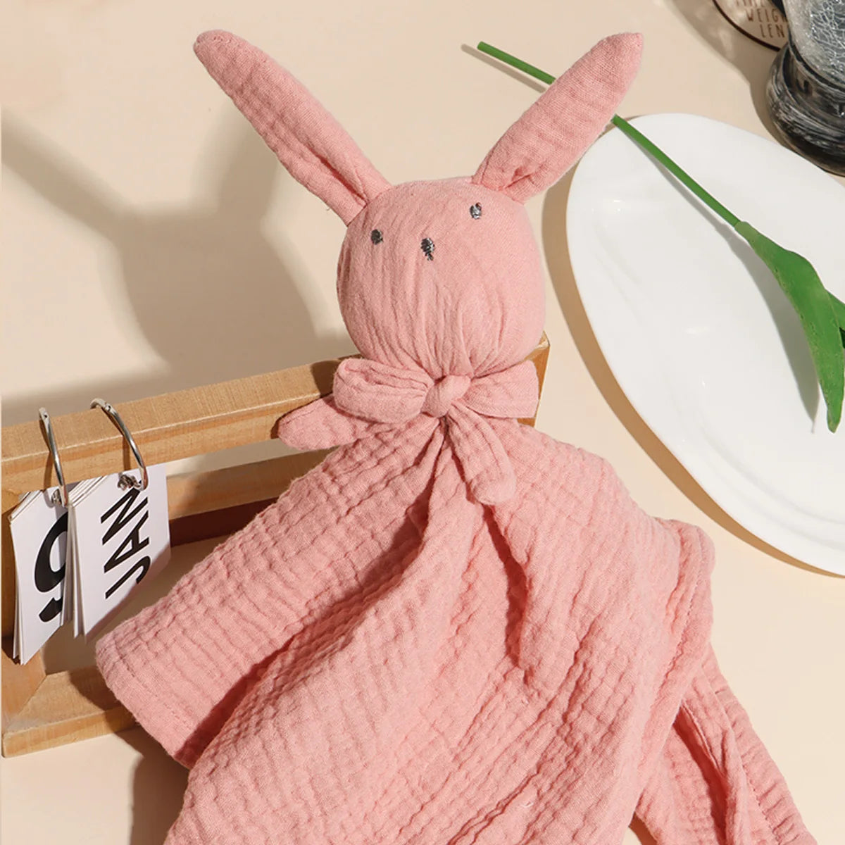 Doudou Petit Lapin en Coton Gaze