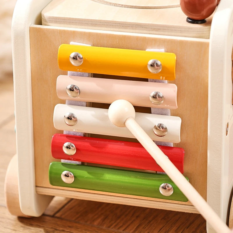 Jouet Montessori 1 an Petit Bus et Animaux