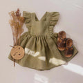 Robe Bébé Fille à Volants et Jupe Évasée