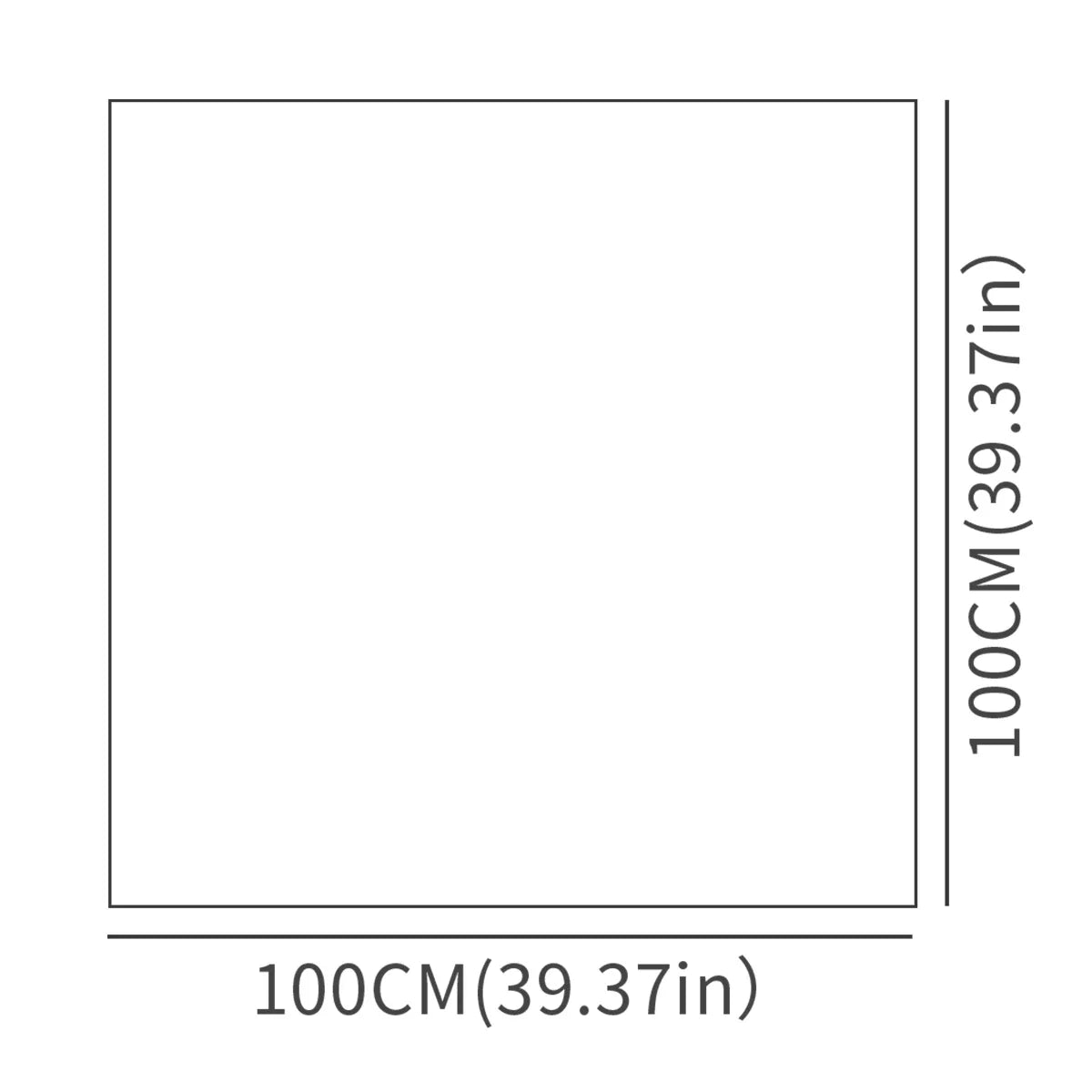 Dimensions 100 × 100 cm des langes bébé en mousseline de coton