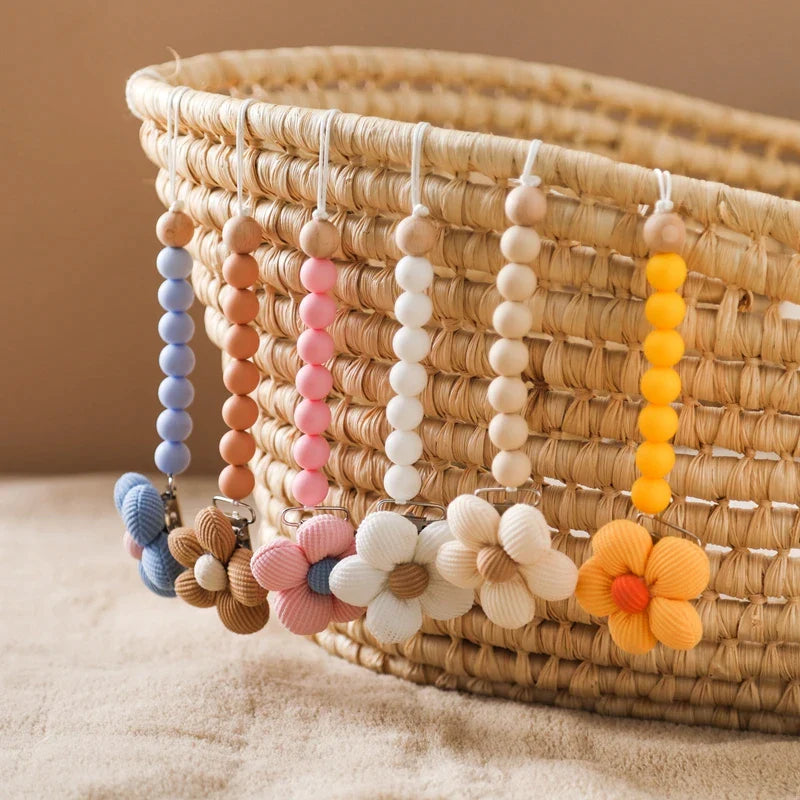 Accroche Tétine en Perles - Attache tétine