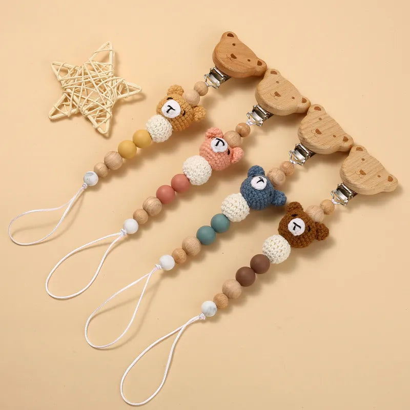 Attache Tétine Ours - Attache tétine