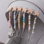 Attache Tétine Perle étoile - Attache tétine