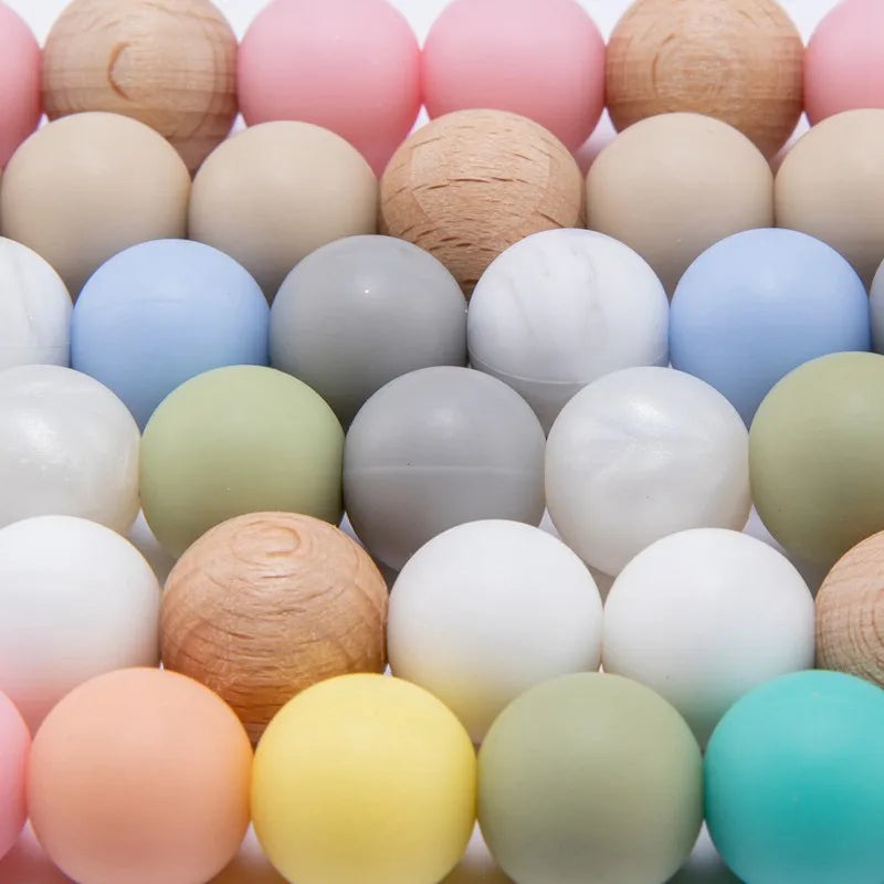 Attache Tétine Perle étoile - Attache tétine