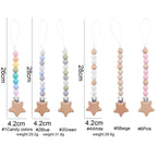 Attache Tétine Perle étoile - Attache tétine