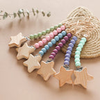 Attache Tétine Perle étoile - Attache tétine