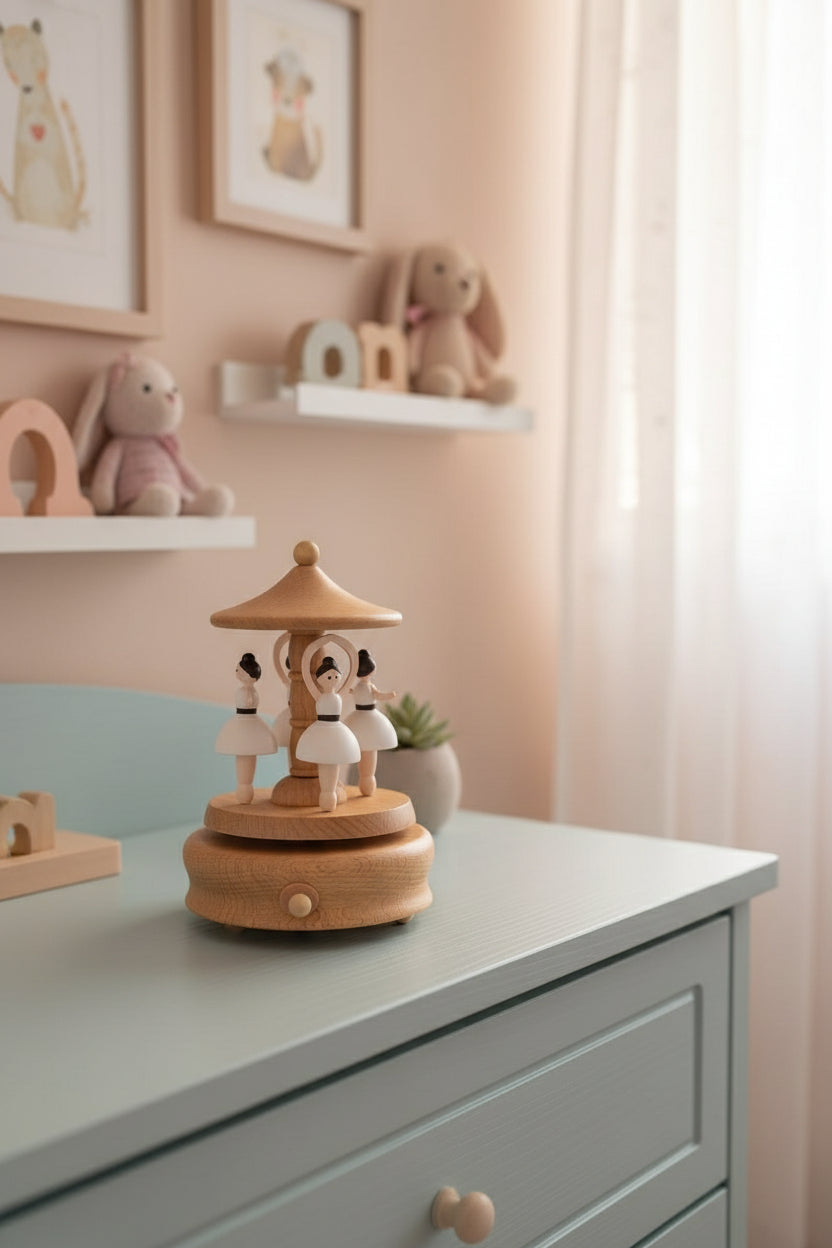 Boite à Musique Bébé - Jouet En bois bébé