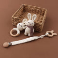 Coffret Bébé Lapin - Lapin En Crochet - Jouet En bois bébé