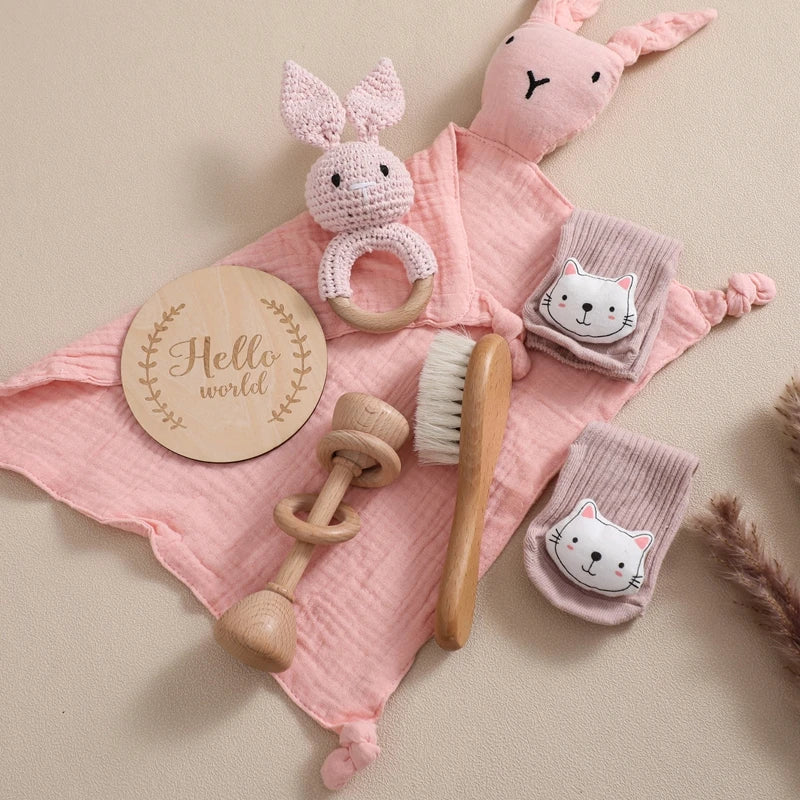 Coffret Cadeau bébé - Jouet En bois bébé