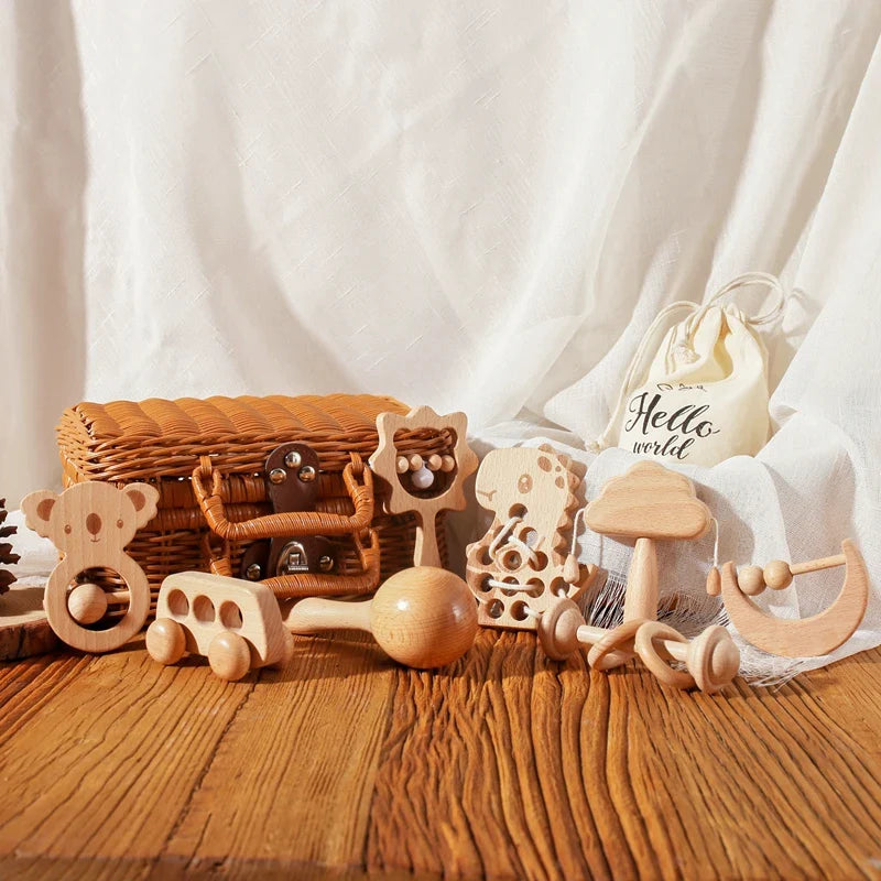 Coffret Jeu En Bois Bébé - Jouet En bois bébé