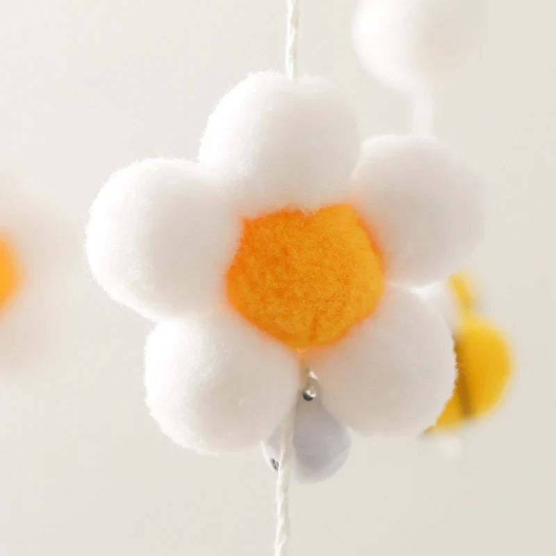 Mobile Bébé Abeille - Jaune - Jouet En bois bébé