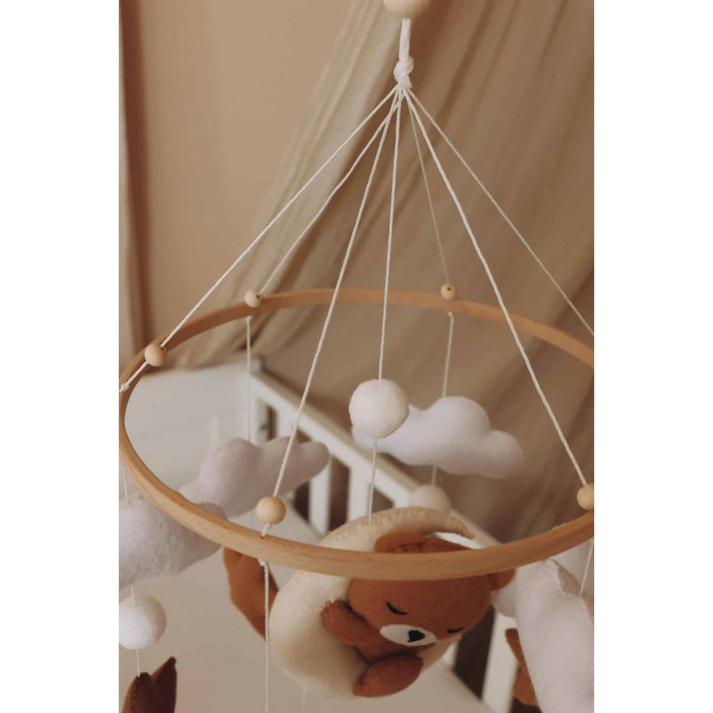 Mobile Bébé Ourson - Ours Brun - Mobile bébé