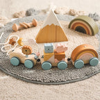 Petit Train En Bois Animaux - Train - Jouet En bois bébé