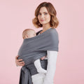 Porte Bébé Physiologique Naissance - Gris