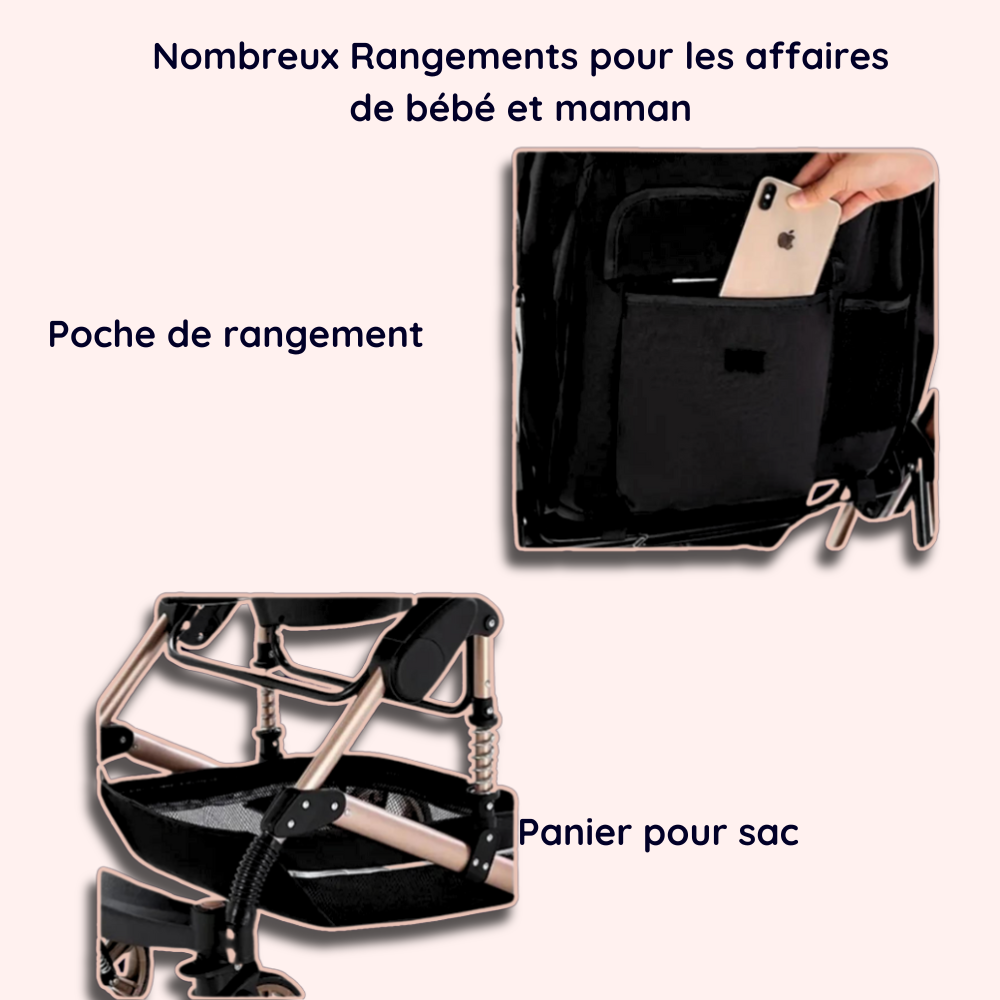 Poussette 3 En 1 Middleton - Poussette 3 en 1