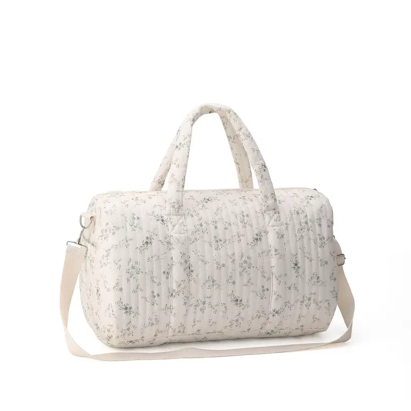 Sac à langer Beige Petites Fleurs - SAC A LANGER