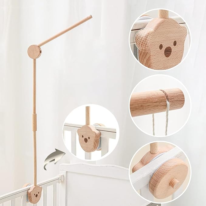 Support Mobile Bébé - Bois Petit Ours