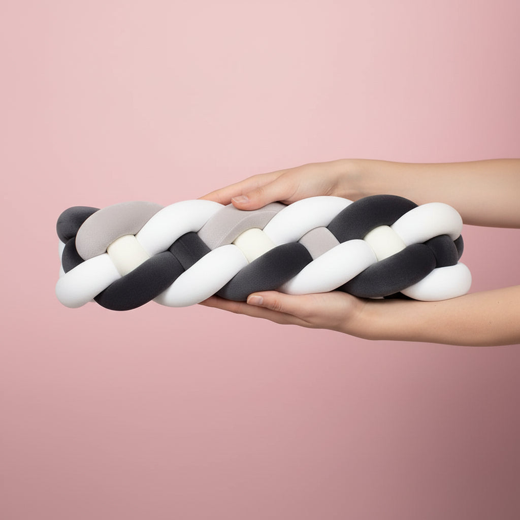 Tresse de Lit bébé Noir et Blanc