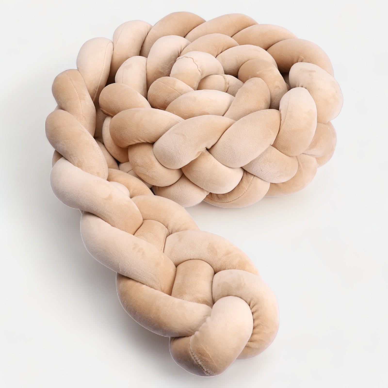 tresse de lit beige