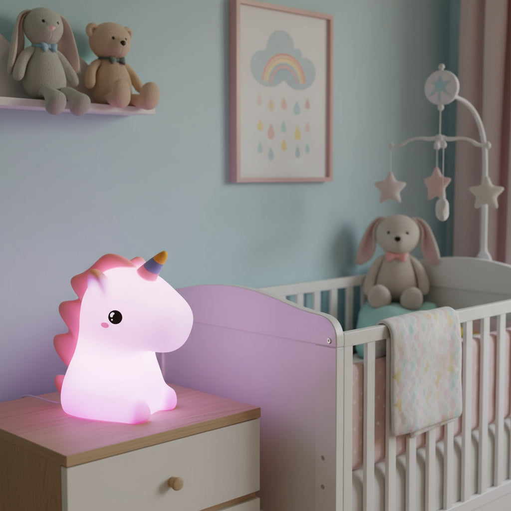 Veilleuse bébé Petite Licorne 7 Couleurs - Veilleuse bébé