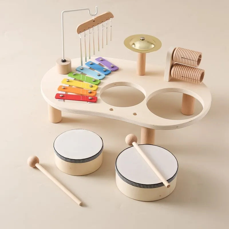 Xylophone Bois Bébé - Instruments Musique bébé - Jouet En bois bébé