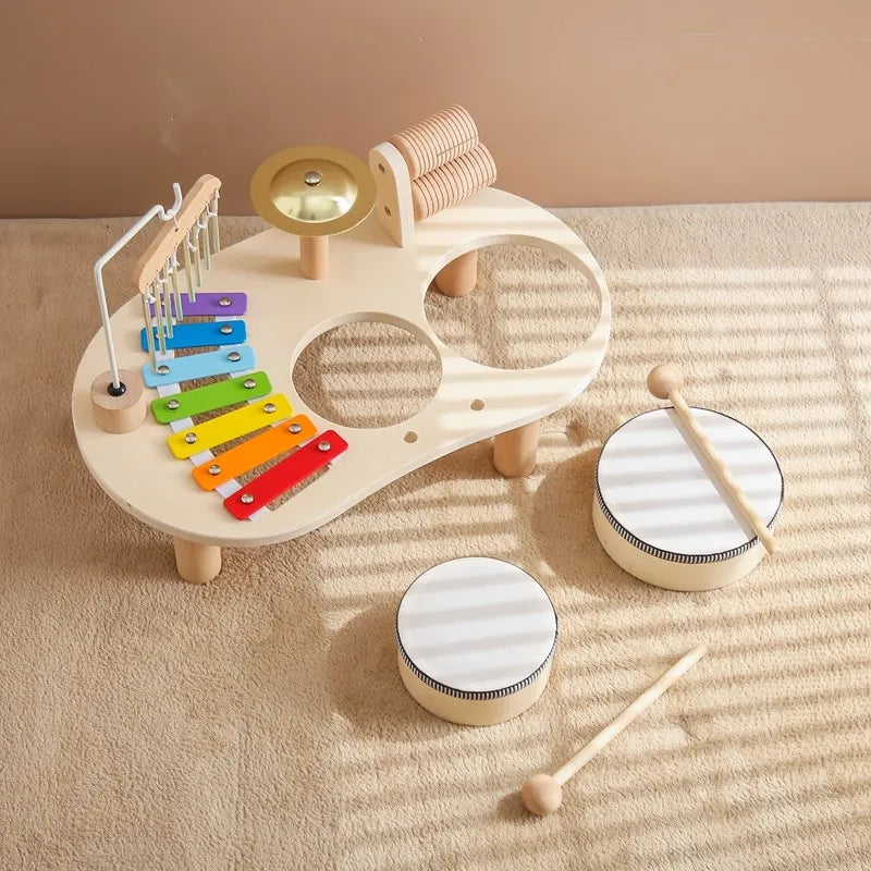 Xylophone Bois Bébé - Instruments Musique bébé - Jouet En bois bébé